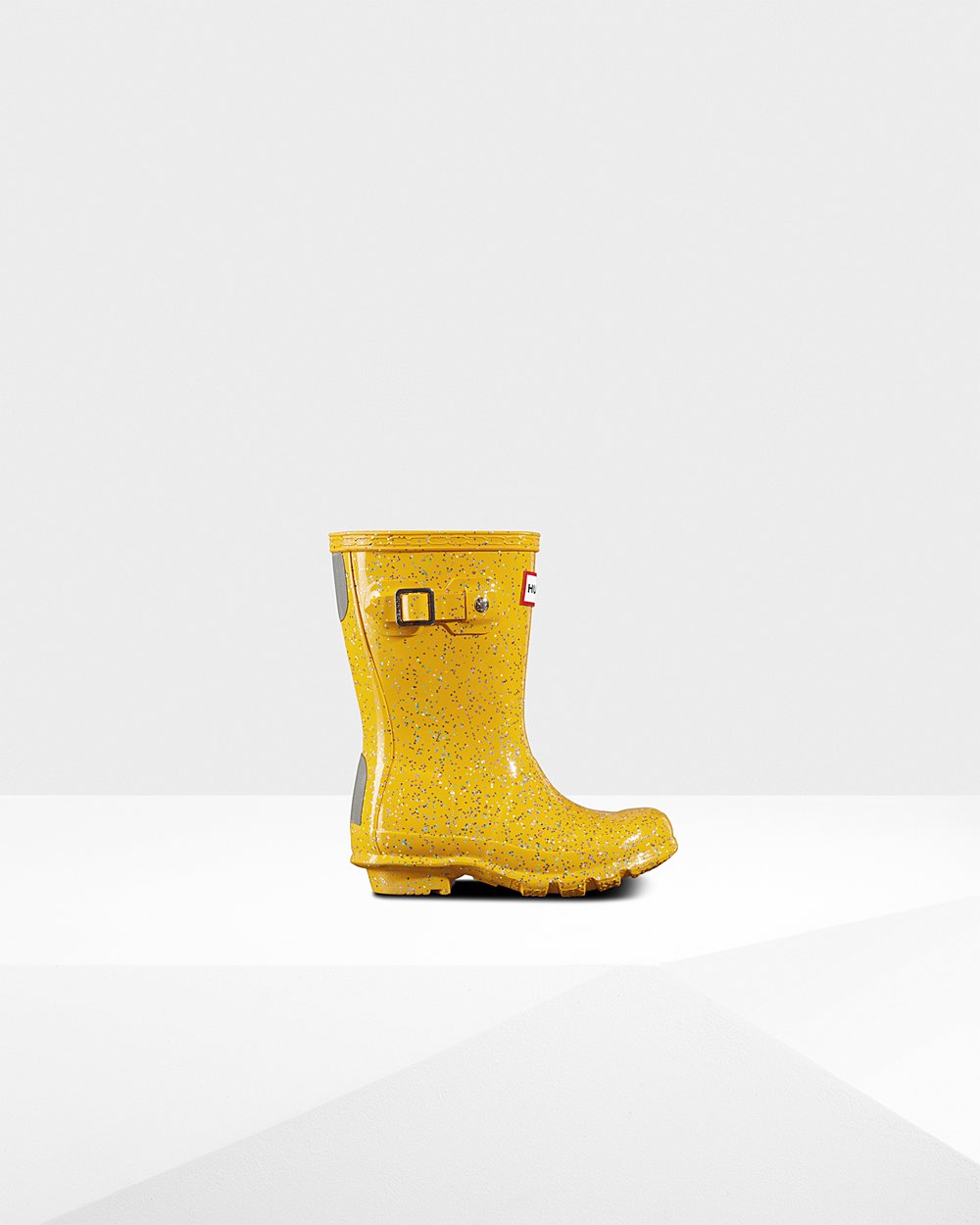 Botas De Agua Hunter Niños Original Little Giant Glitter - Amarillo - Argentina 7529AKRCF